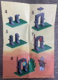 Lego Castle 1624 King&rsquo;s Archer 100% Complete W/Instructions Knight 1993 Vintage