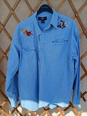 Warner Bros Studio Store Denim Jeans Jacket, Size Xl Men s  Vintage