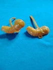 1980s MAN-AT-ARMS Vintage HE-MAN MOTU FIGURE OEM Leg + ARM ARMOR STRAP ACCESSORY