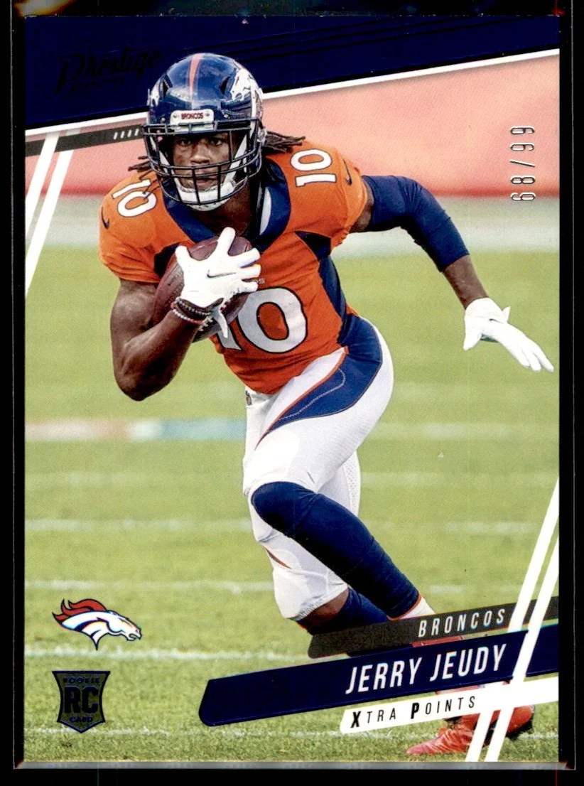 Jerry Jeudy Panini Chronicles Prestige #305 Blue Xtra Points