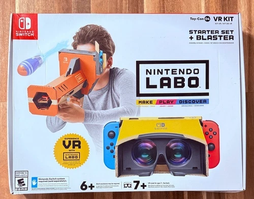 Nintendo Labo VR Kit Toy-Con 04 Starter Set + Blaster Switch Complete