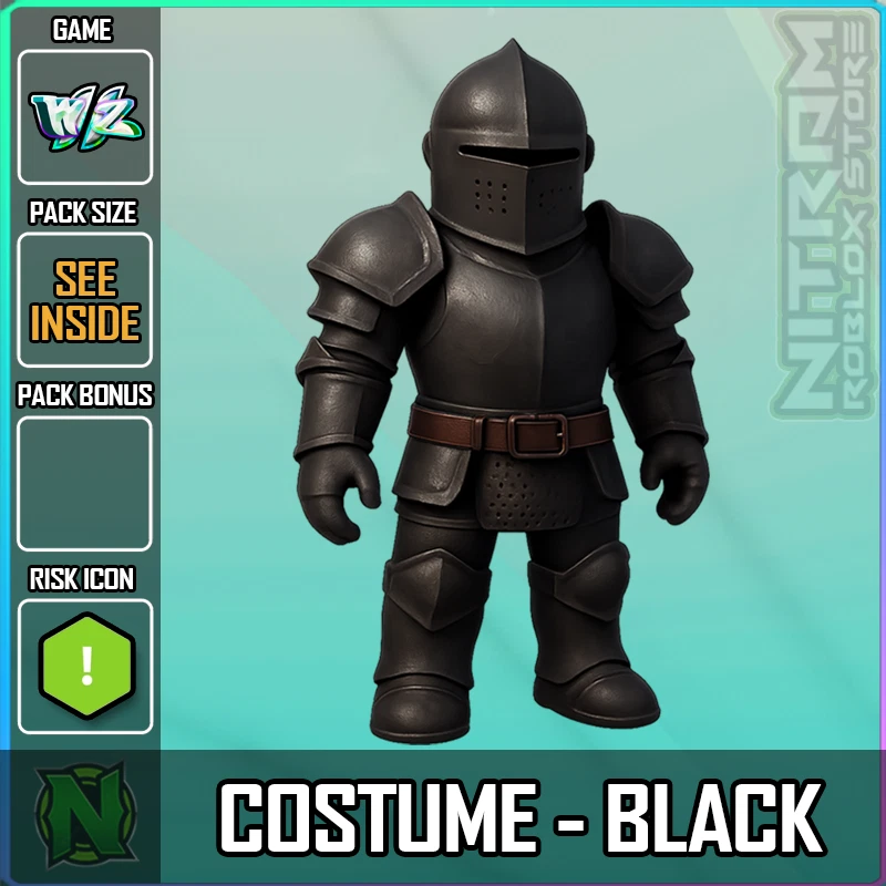 ZERO WEAPON AND ARMOR World Zero WZ - COSMETICS - COSTUME - BLACK (#1E1E1E)