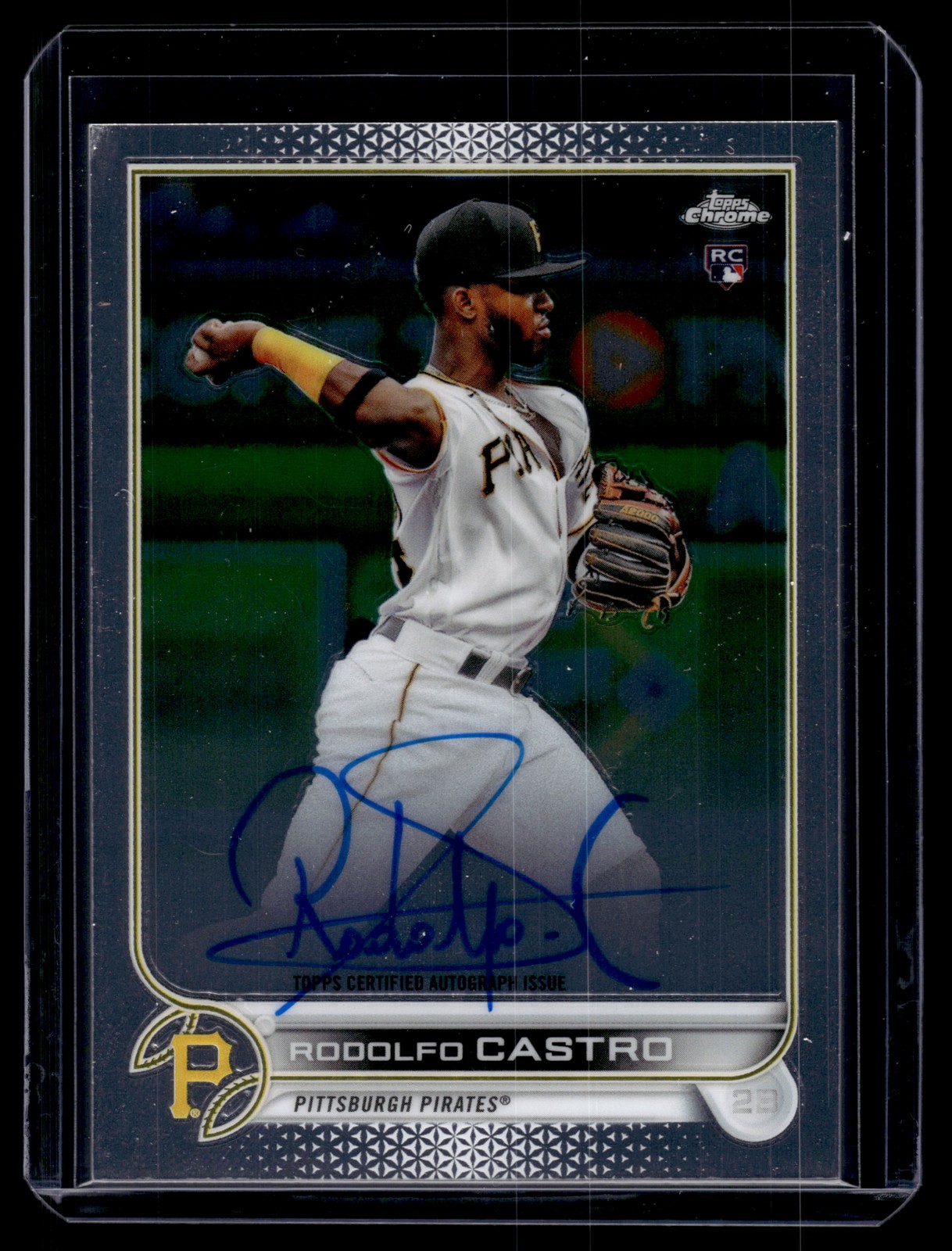 Rodolfo Castro 2022 Topps Chrome Rookie Autograph Auto Card #RA-RC