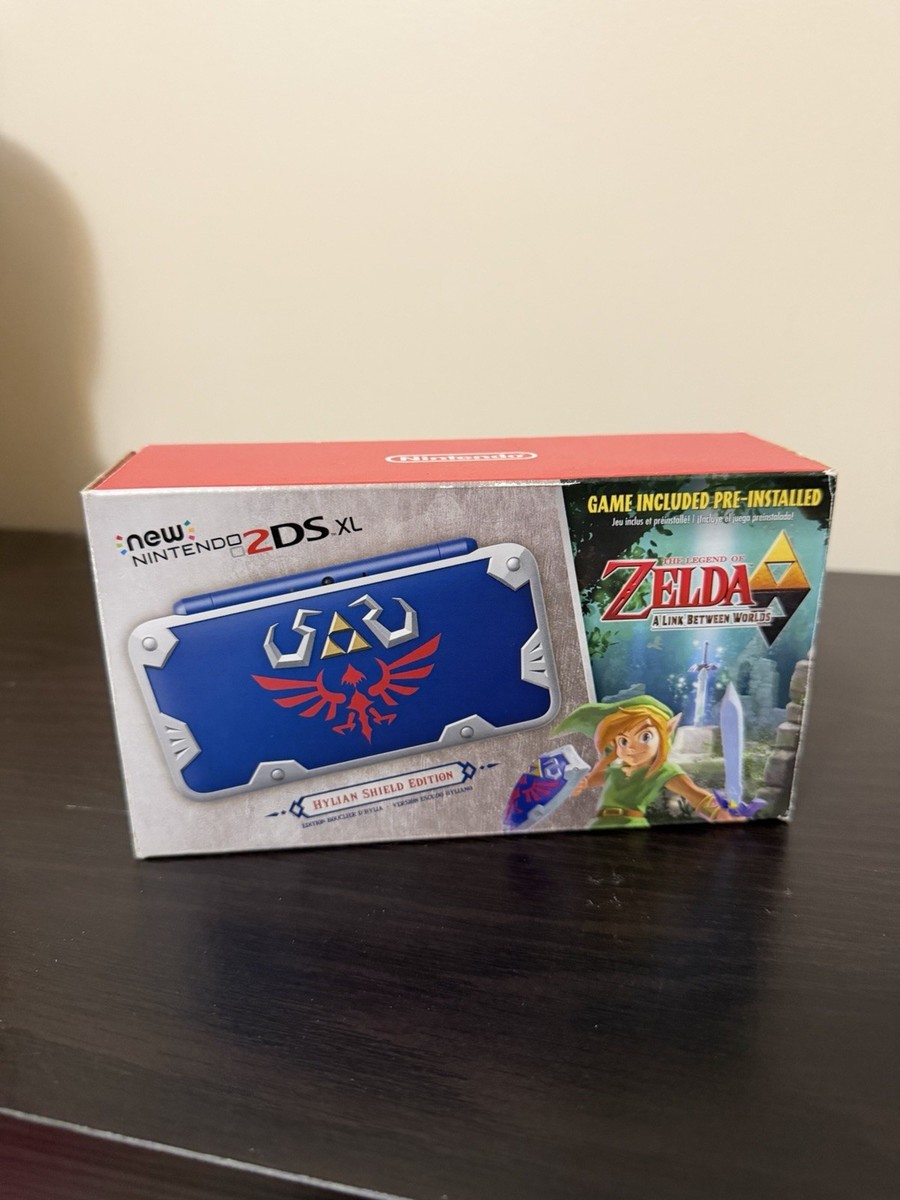 Hiloto 「NewLevelUnlocked」 Special Box Nintendo 2DS XL HYLIAN SHIELD Edition Zelda Link Between Worlds