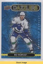 2021-22 Upper Deck Extended Series Dazzlers Blue Bo Horvat #DZ-144 READ 0x75