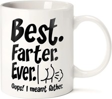 Fathers Day Funny Gifts for Husband Dad Him from Daughter Son Kids Wife - 11 OZ