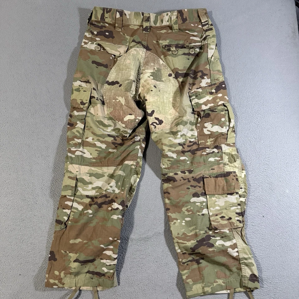 Calça de Combate Masculina ACU OCP Exército dos EUA Média X-Short Camuflagem Ripstop Cordão de Carga - Imagem 4 de 4