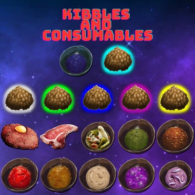 Ark Survival Ascended PVE Kibbles and Consumables
