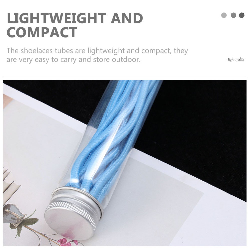 APL 5 Pezzi Tubo Portaoggetti Laccio Scarpe Viaggio Trasparente Portatile Tubi Organizzatore