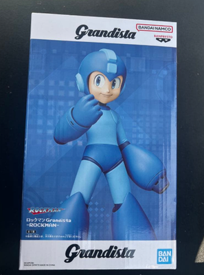 ロックマン Grandista-ROCKMAN- Mega Man Grandista Rockman Figure Banpresto Prize Japan Blue