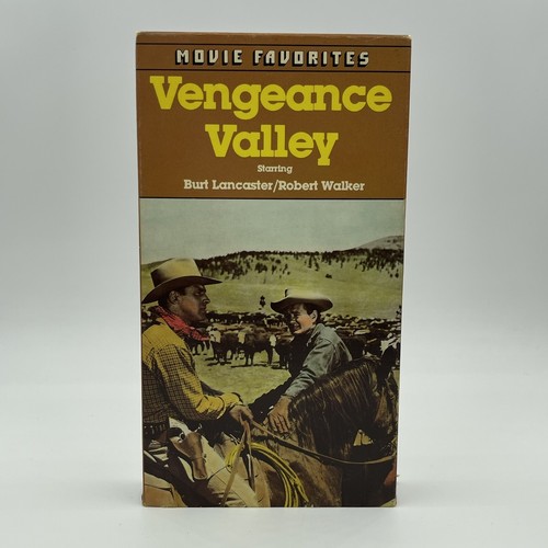 Vengeance Valley VHS, 70023 Starring Burt Lancaster & Robert Walker