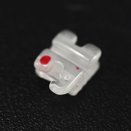 Brackets de ortodoncia dental brackets de cerámica estética transparente Roth MBT 022 345 gancho - Imagen 44 de 48