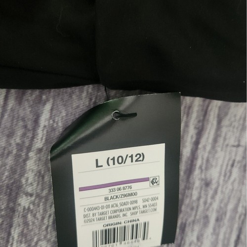 Art Class NWT Black Foldover Flare Leg Stretchy Pants Girls Size Large 10/12 - Picture 6 of 10
