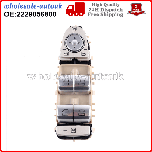 Driver Window Switch For Mercedes W205 S205 X253 /C253 A2059056811 A2229056800 - Picture 9 of 12