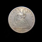 1860 O Liberty Seated Silver Half Dollar VF Type Coin 50c Rare