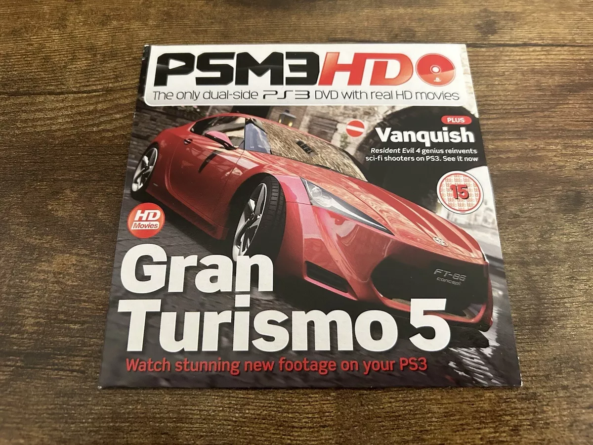 RARE GRAN TURISMO 5 GT5 PS3 PLAYSTATION 3 PAL VER PROMO DVD