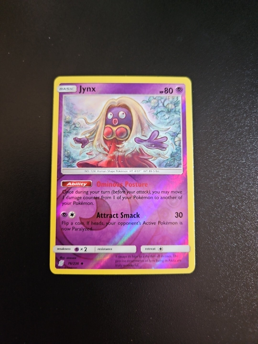Pokemon - Jynx - 76/236 - Reverse Holo - Uncommon - Unified Minds