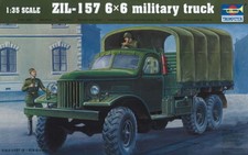 Trumpeter 01001 - 1:3 5 ZIL-157 6x6 Soviet Military Camion - Nuovo