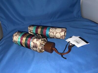 COACH UV Mini Umbrella - C5712 - NWT - Legacy - Hali/Legacy Multi