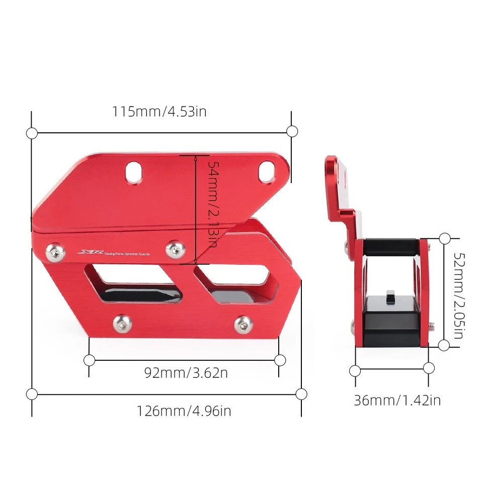 For HONDA XR150L 2024 XR125L XR190L Front Sprocket Cover Chain Guide Guard — 第 2/4 张图片