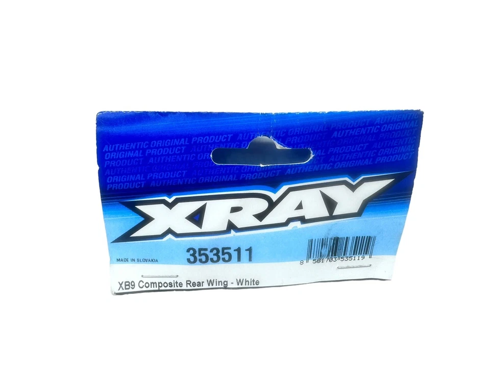 XRAY 1/8 Composite Rear Buggy Wing (White) XRA35311 Rc Part #13185 - Image 2 of 3