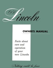 1951 Lincoln Cosmopolitan Lincoln Owners Manual 1951 Lincoln Cosmopolitan Lincoln Owners Manual
