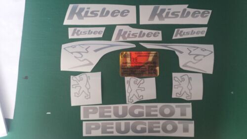 Peugeot Kisbee Decals/Stickers ALL COLOURS AVAILABLE - Afbeelding 1 van 7