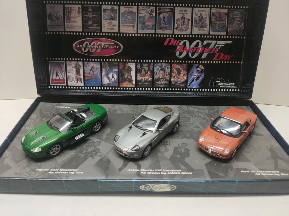 James Bond Dieu Another Day 1/43 Set Minichamps - Photo 2/4