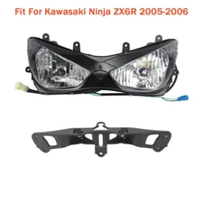 Front Headlight & Fairing Stay Bracket Fit For Kawasaki Ninja ZX 6R 2005 2006
