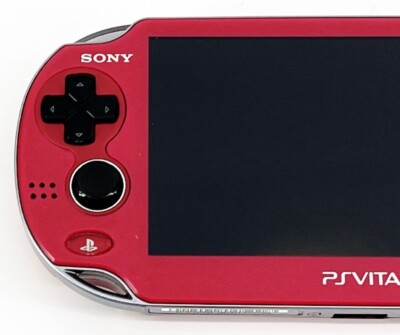SONY PCH-1000 PlayStation Vita w/ Adaputer Box Red Good GP | eBay