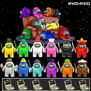 Set12 New Among Us Funny Game Character Mini Figures Impostor Toys Gift Lego Moc Ebay