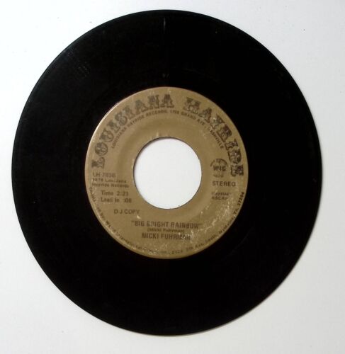 MICKI FUHRMAN LEAVE WHILE I'M SLEEPING/BIG BRIGHT RAINBOW PROMO VINYL 45 61-121 - Picture 2 of 3
