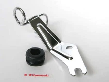 Kawasaki Front Brake Hose Bracket LEFT h2 z1 h1 s3 kz 1000 900 kz650 clamp line