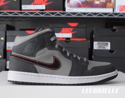 スニーカー NIKE Air Jordan 1 Mid 'Wolf Grey' Cool Grey SS 17 2017 Air Jordan 1 Mid Wolf Grey - Jan 2017 - 554724-033