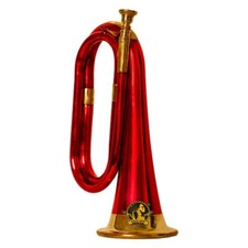SOUND SAGA Bugle horn With All Accessories Including Mouthpiece Case.