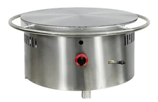 NEW 25.5" Crepe Maker Pancake Machine Big Hotplate Non Stick Propane Gas LP