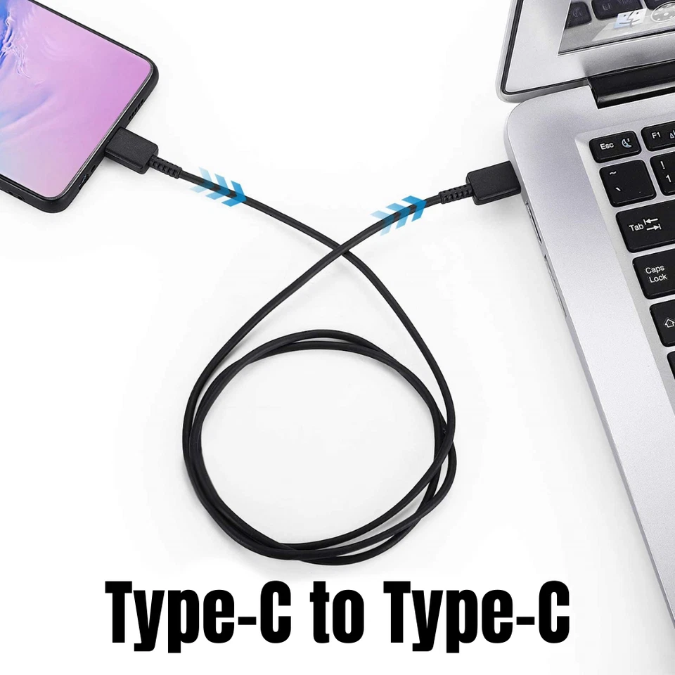 Cable USB-C Tipo-C Cargador Rápido PD para Android Samsung Galaxy Cable de Carga Foto 2 de 4