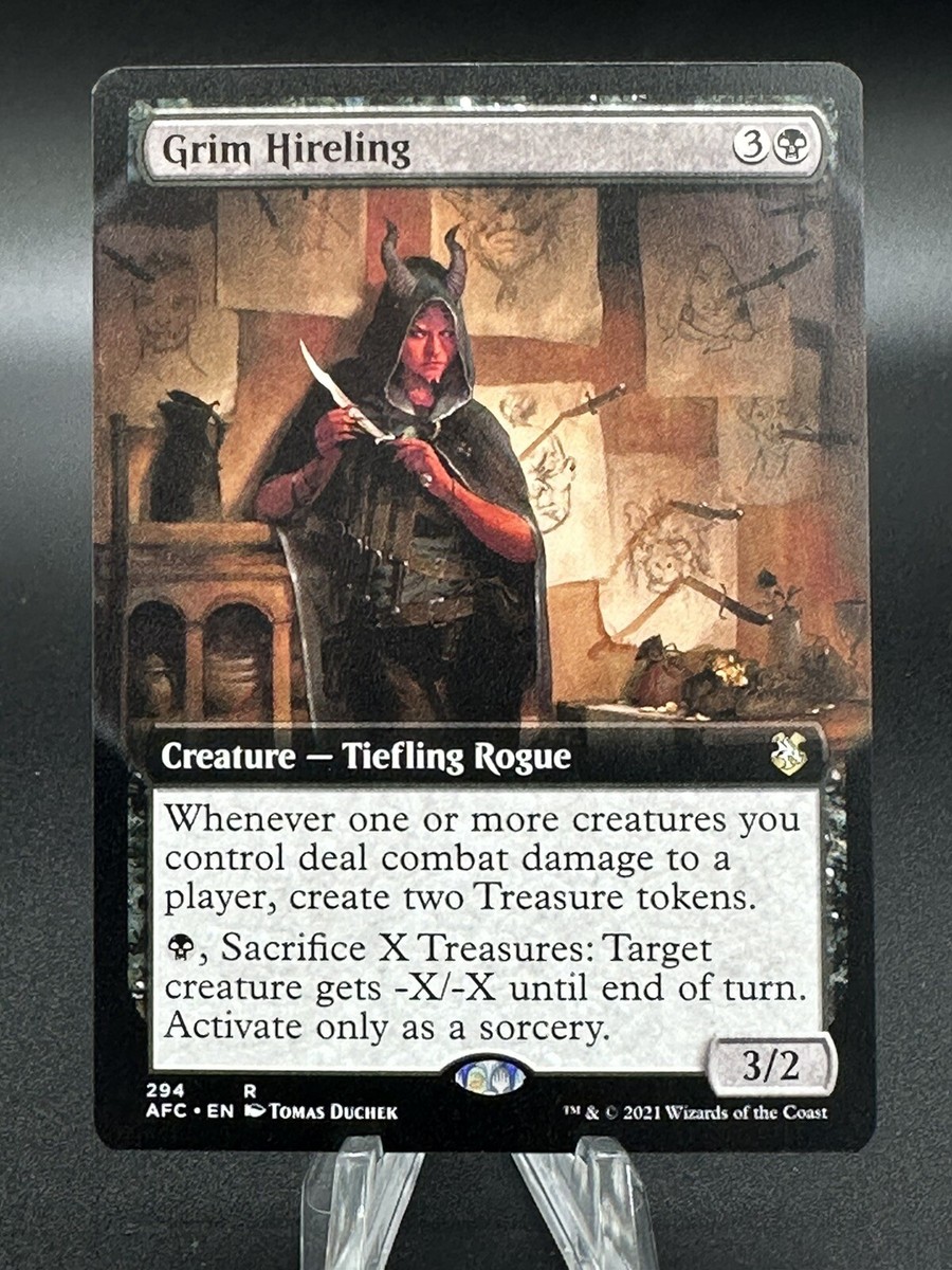 MTG Grim Hireling Commander: Adventures in the Forgotten Realms 294 Regular  Rare