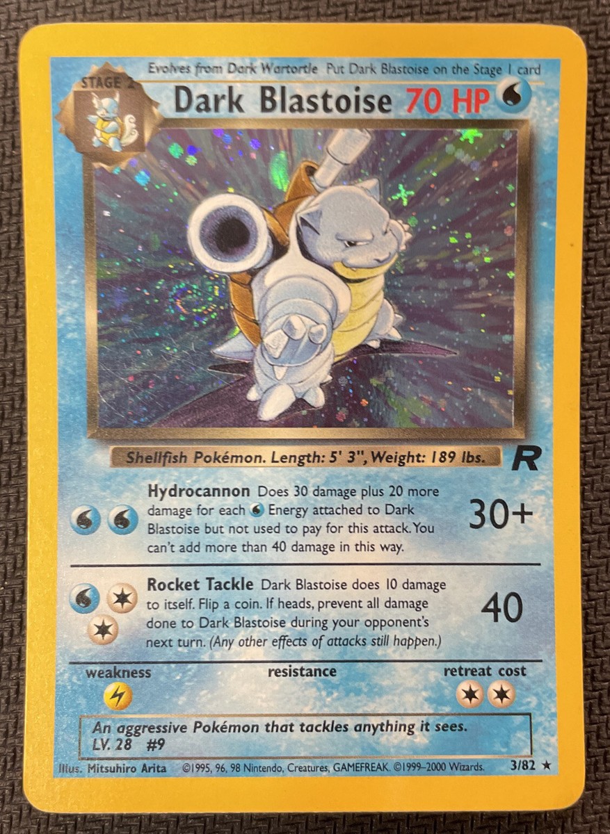 わるいカメックスDark Blastoise 3/82