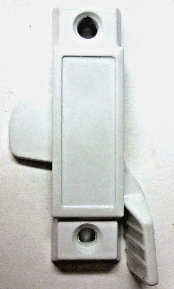 2 个滑动窗白色锌扫锁闩锁 1/2 英寸唇 2-1/4 中心 3/8SB — 第 4/4 张图片