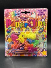 Vintage Lisa Frank Big Paperclips 10 Character Totally Cool 1990s NEW RARE NOS