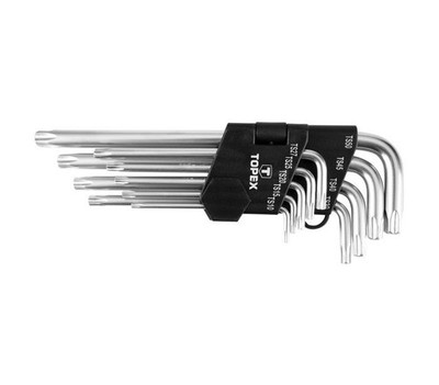 Für TOPEX-NEO-GRAPHITE NARZ�DZIA 35D951 TOPEX 9 PCS 5 POINTS STAR KEY, LONG, SI