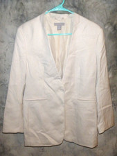 GORGEOUS H M COLLARLESS JACKET BLAZER SIZE MEDIUM ...  WORN ONCE WOW  