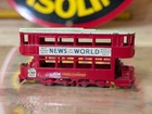 Vintage Original Matchbox Lesney London Tram No. 3 Grey Wheels