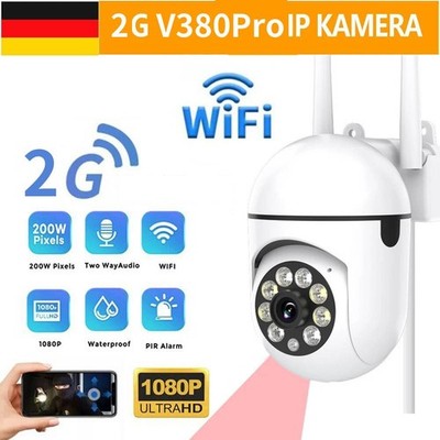 Neu 1080P HD FUNK WLAN WIFI IP NETZWERK CAMERA Outdoor AUßEN ÜBERWACHUNGSKAMERA