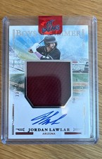 2025 Panini Boys of Summer - Jumbo Material Signatures Jordan Lawlar, Jordan...