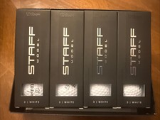 1 dz BRAND NEW 2026 Wilson Staff Model golf balls 4 piece white Urethane