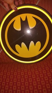 Batman DC Comics Open Road Home Accents Light Up Bat Signal Wall Sign Works