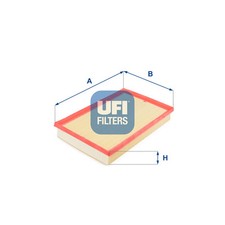 UFI 30.158.00 Air Filter for SEAT,SKODA,VW