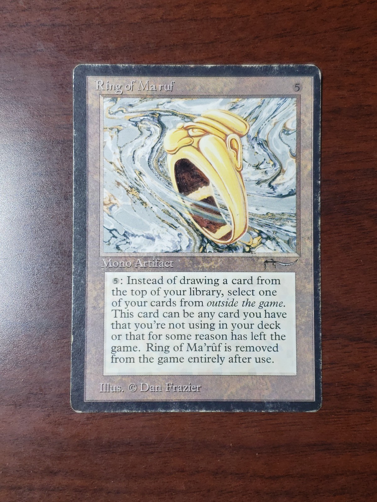 MTG English Ring of Ma'ruf HP Arabian Nights Magic